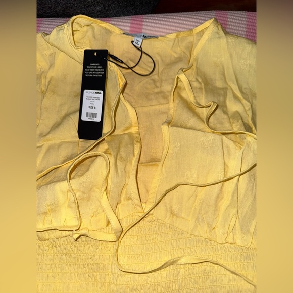 Fashion Nova Sunny Yellow Ruffle Dress - Picture 3 of 9